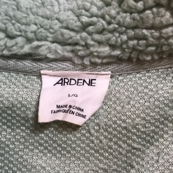 Ardene Shearling 1/2 Zip Pullover Size Large. - Picture 5 of 7